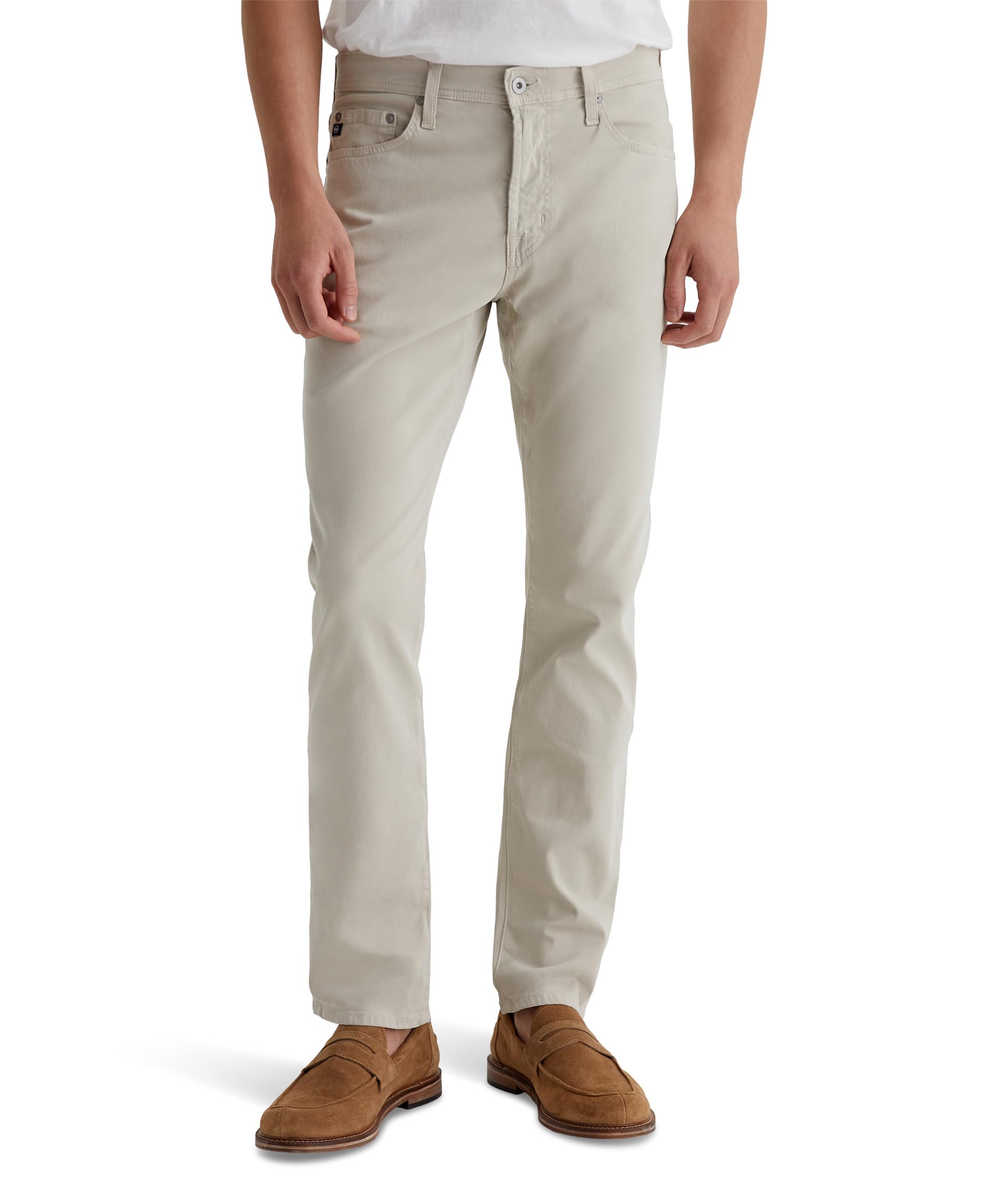 

Брюки AG Jeans Everett Slim Straight Leg Denim in Coastal Pebble, цвет Coastal Pebble