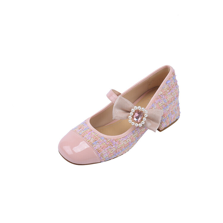 

Туфли Мэри Джейн женские Quicheshoes, цвет Bright Pink