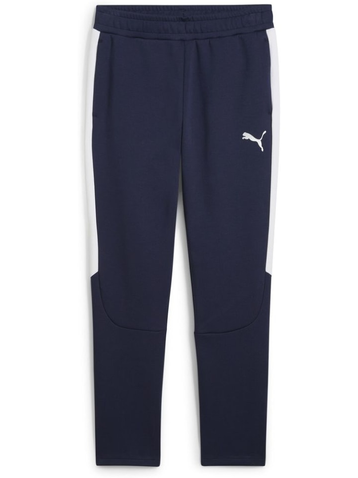 

Спортивные брюки "TeamEVOSTRIPE Pants" синего цвета Puma