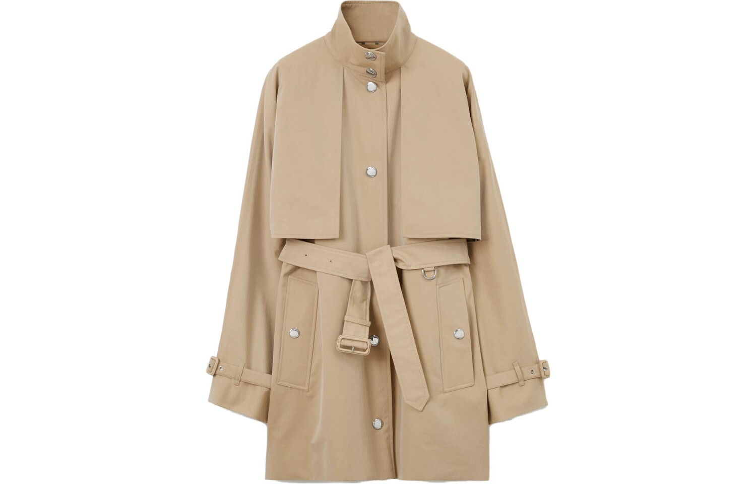 

Пальто женское Burberry с ремешком, медовый