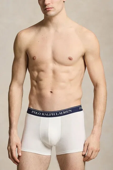 Боксеры из мягкого хлопка 3 шт Polo Ralph Lauren, белый — фото 2