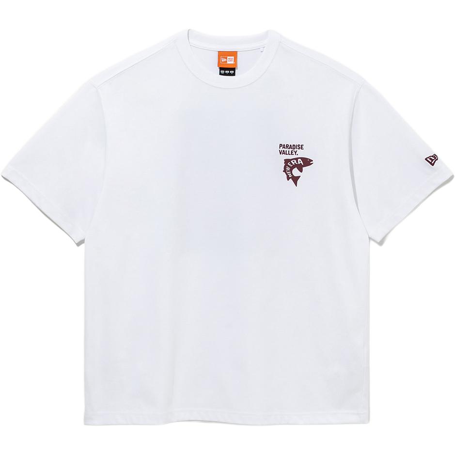 

New Era Футболка унисекс белая, Белый, New Era Футболка унисекс белая