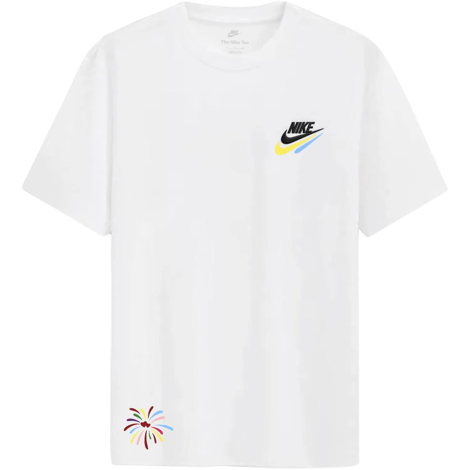 Футболка Nike Sportswear прямая белая