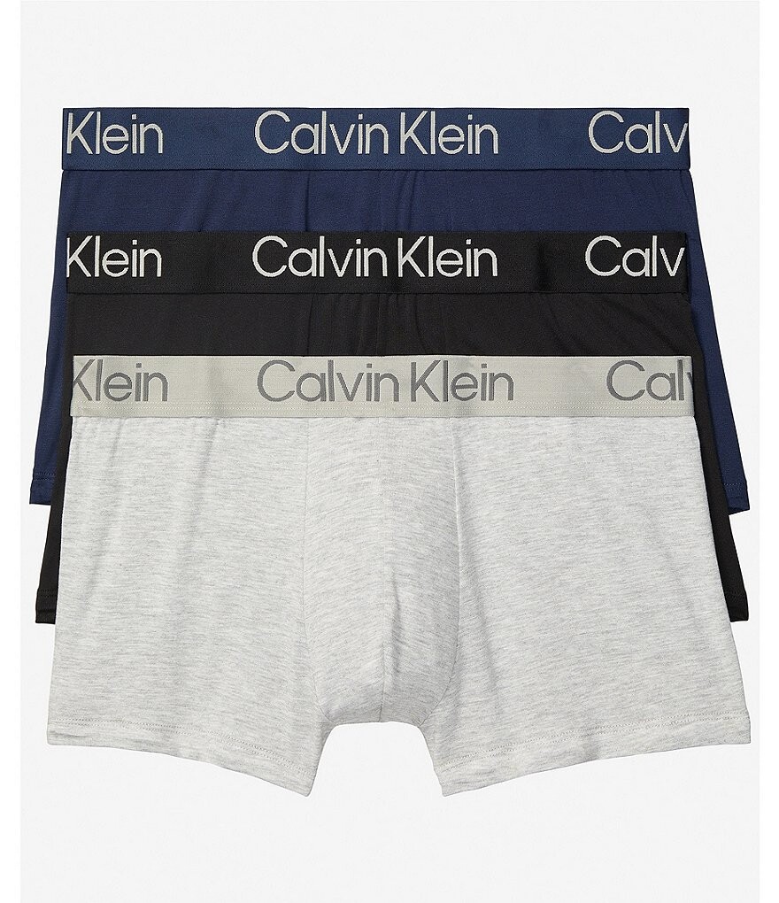 

Комплект эко-трусов Calvin Klein, 3 шт., мультиколор