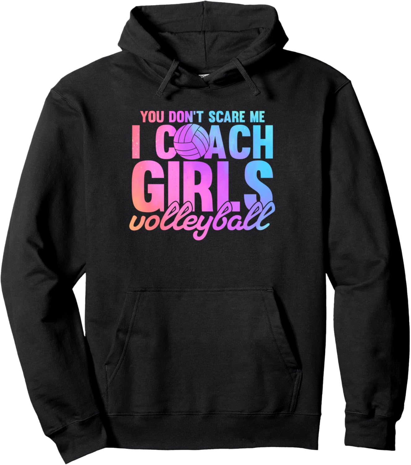

Толстовка Я тренирую девочек по волейболу, черная Coach Girl & Volleyball Player Gift