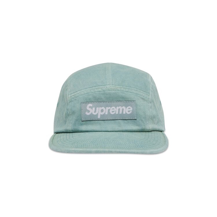 

Бейсболка Supreme Denim Camp Cap, цвет Mint