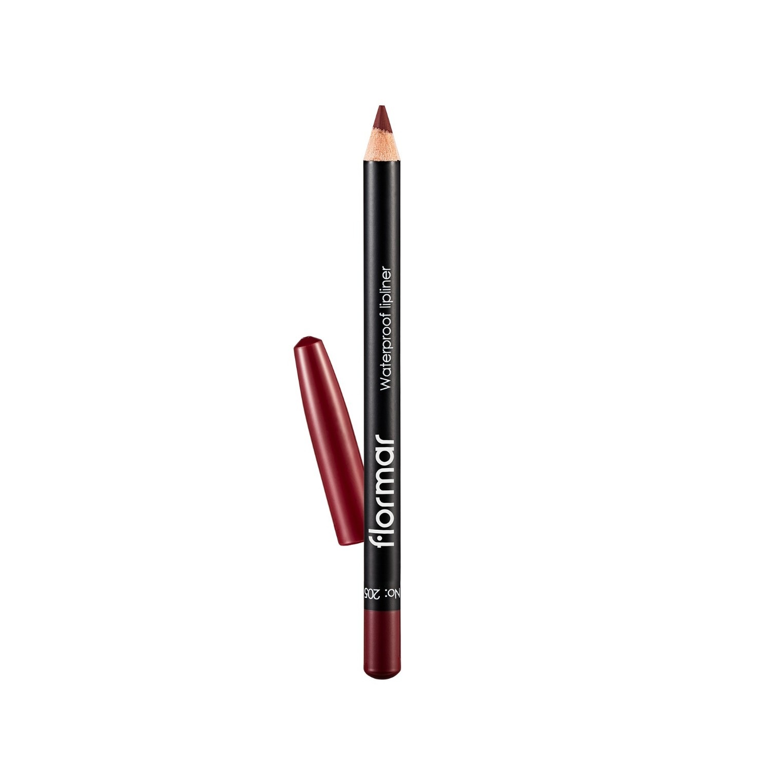 

Карандаш для губ waterproof lipliner 246 rosebush Flormar, nr. 205 - elegant bordeaux, вес 1.14 гр.