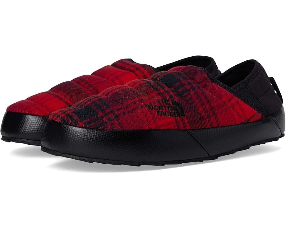 

Шлепанцы The North Face ThermoBall Traction Mule V Novelty, цвет TNF Red Yarn Dye Plaid/TNF Black