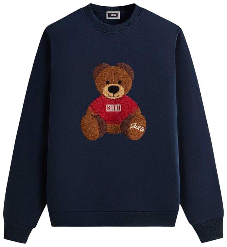 

Свитшот Kith Kithmas Teddy Nelson Crewneck, синий