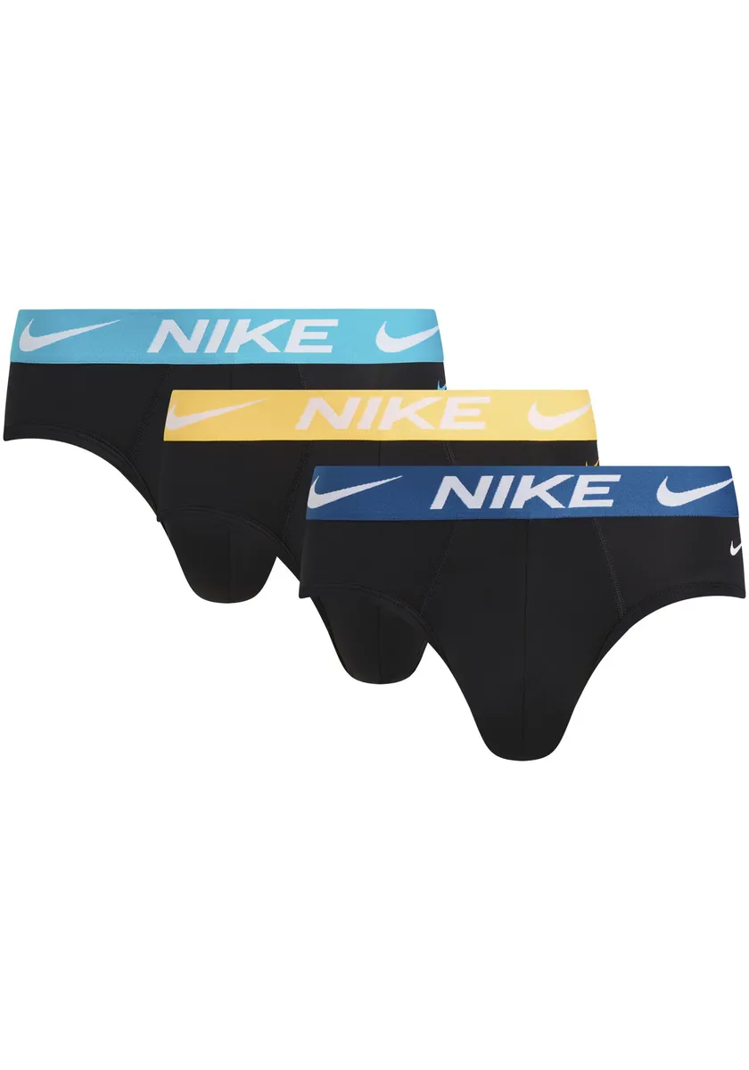 

NIKE Underwear Hipster "HIP BRIEF 3PK" (упаковка, 3 шт., 3 шт.), с эластичным поясом с логотипом NIKE, цвет Lsr Orange/Dsty Ccts/Crt Blue