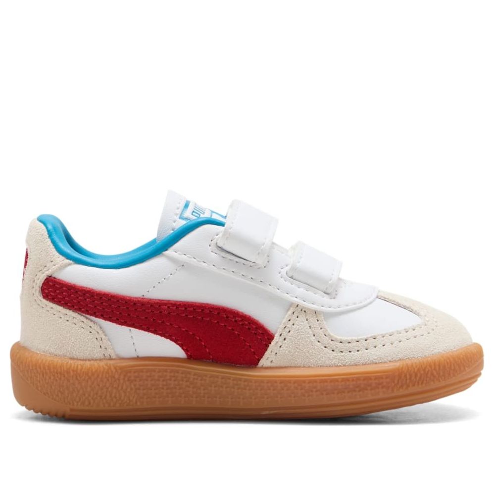 (TD) Puma Palermo Leather 'White Red' — фото 2
