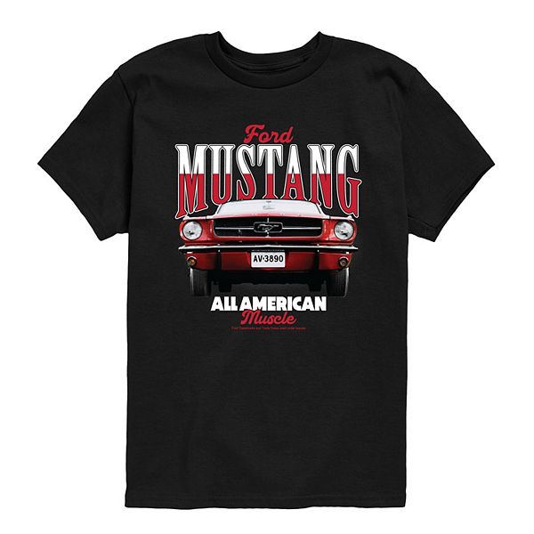 

Футболка с принтом Ford Mustang All American Muscle для мальчиков 8-20 Licensed Character, Black