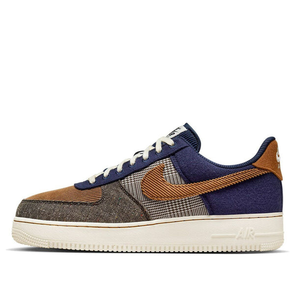 

Кроссовки air force 1 '07 premium 'tweed corduroy' Nike, синий