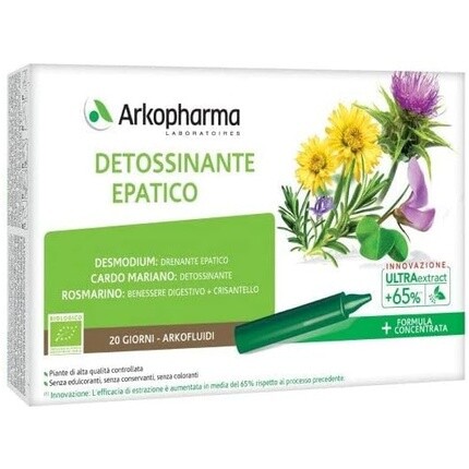 

Arkopharma Arkofluidi Органическая Добавка для детоксикации печени, 20 ампул