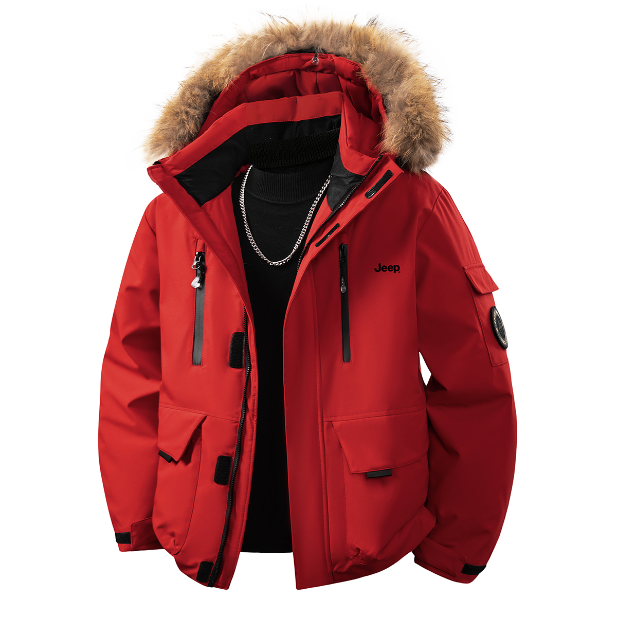 

Пуховик Grand Cherokee Unisex Jeep, red