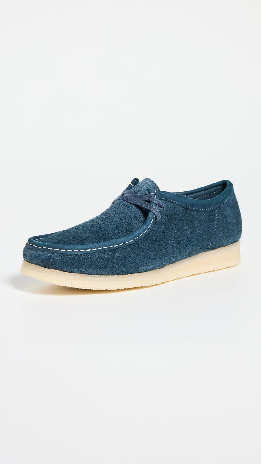 Мужские оксфорды Clarks Wallabee, черные — фото 2
