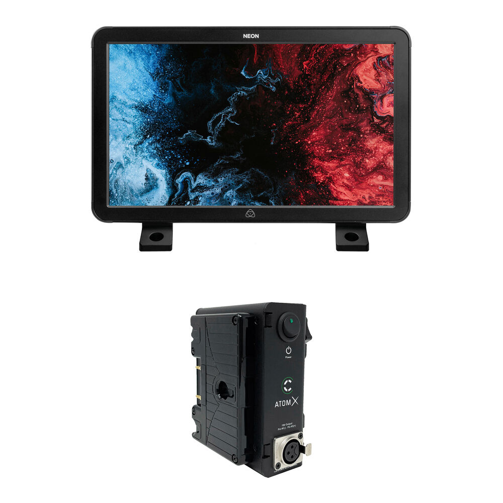 

Комплект из монитора/рекордера Atomos NEON 17" 4K HDR и блока питания AtomX Core (золотое крепление)