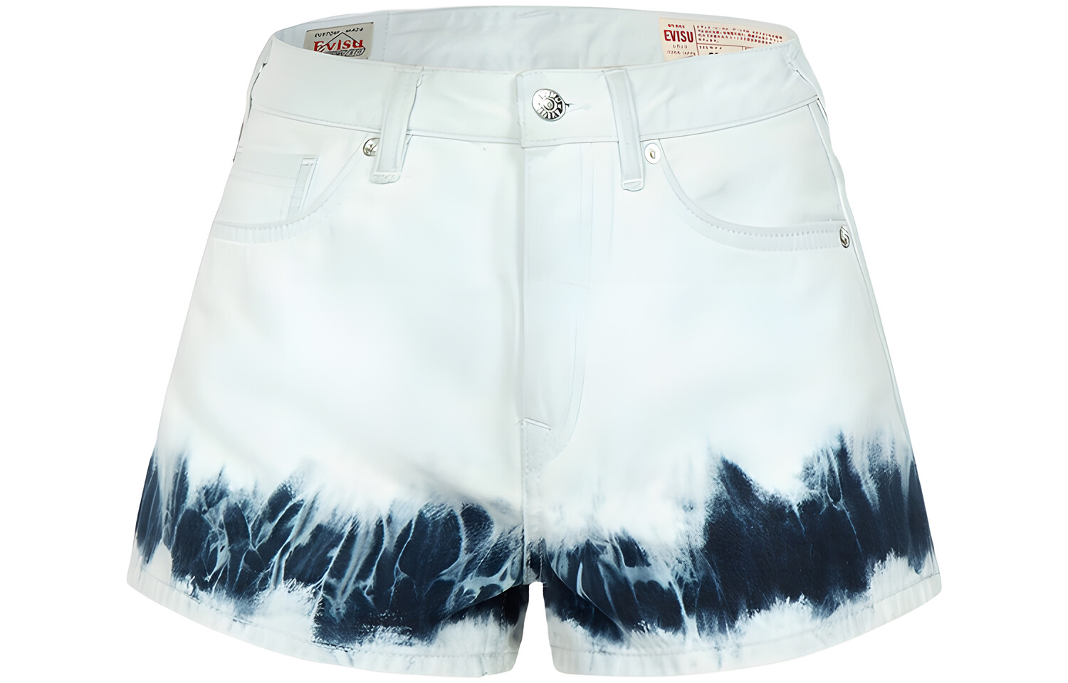 

Джинсовые шорты женские джинсовые синие Evisu