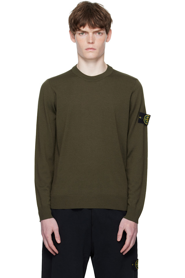 

5100071 светлый свитер из чистой шерсти rws Stone Island, зеленый