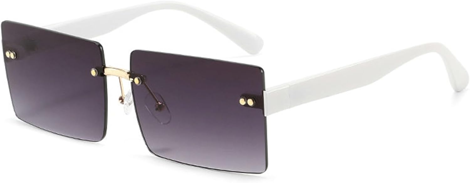 

Солнцезащитные очки Willochra в стиле ретро, ​​квадратные, без оправы, для женщин и мужчин, 90-е годы, маленькие прямоугольные солнцезащитные очки, винтажные, милые, узкие, модные, C6