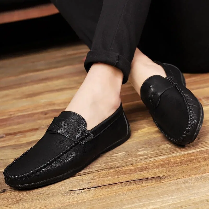 Лоферы мужские Penny Loafers, Black PUGHGAETZF — фото 3