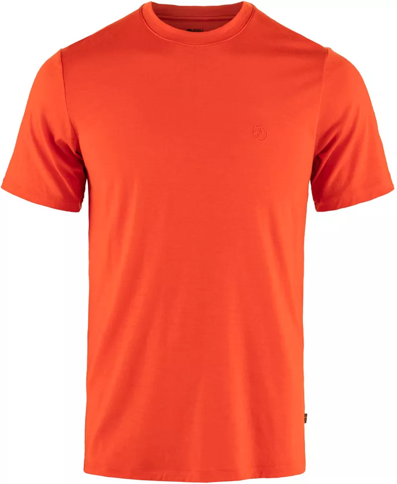 

Мужская футболка Fjallraven из шерсти Abisko SS, цвет Flame Orange
