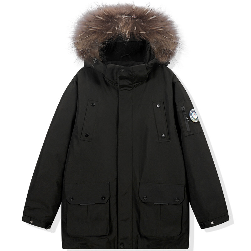 

Пуховик унисекс Doraemon, слоновая кость