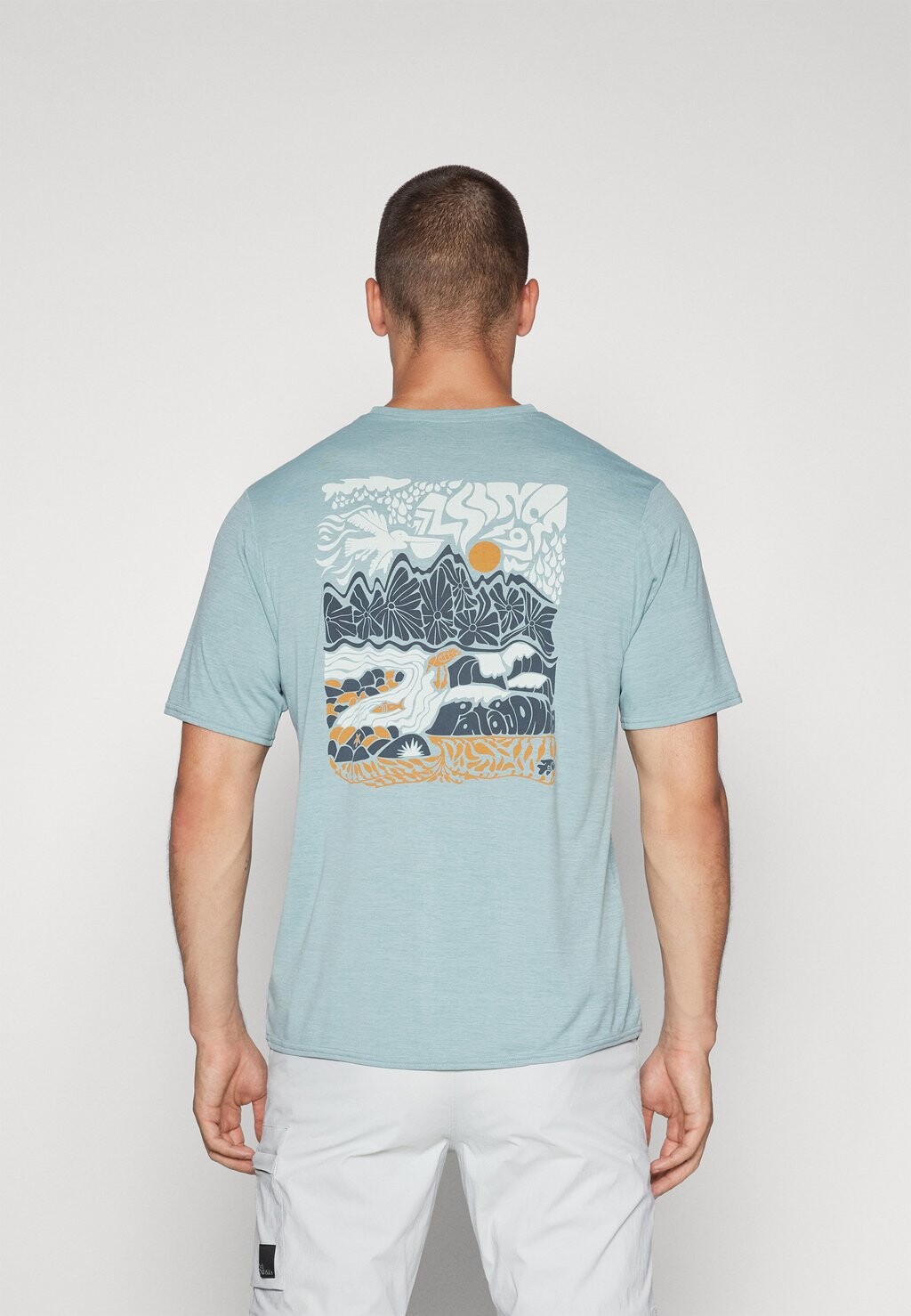 

Футболка с принтом CAP COOL DAILY GRAPHIC SHIRT WATERS Patagonia, светло-зеленый