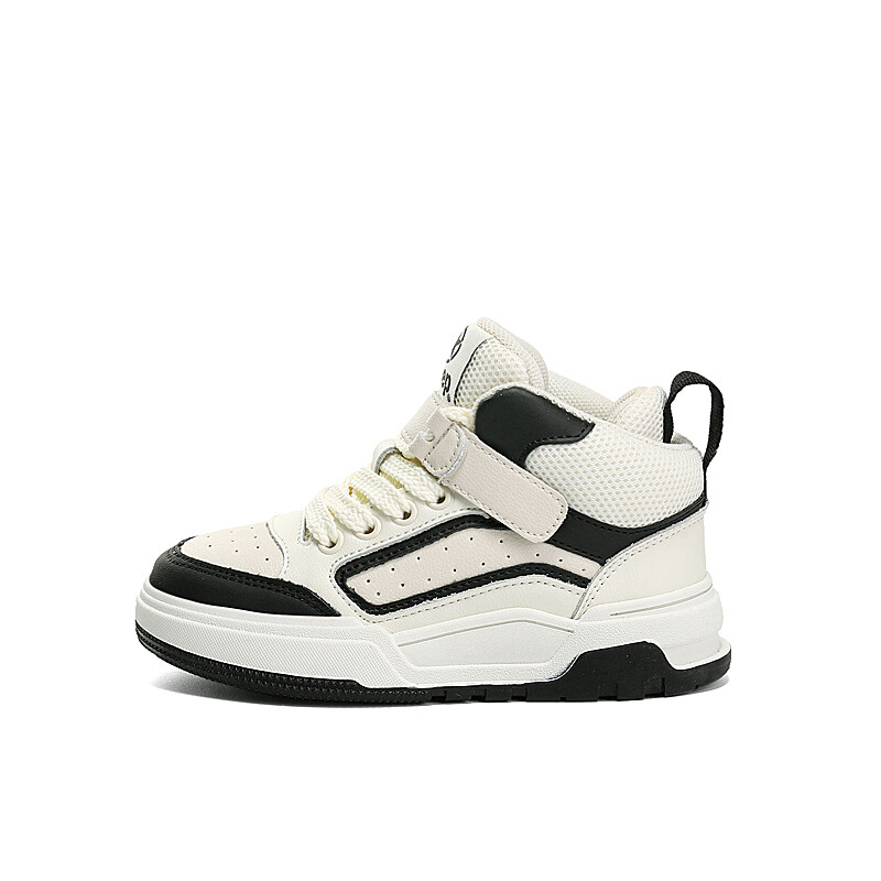 

Кроссовки Jeep Kids Skateboarding Shoes Kids High-top White/Black, черный