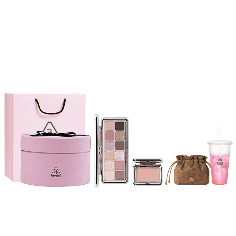 

Тени для век и румяна шиммер натуральные легко растушевываются 3CE