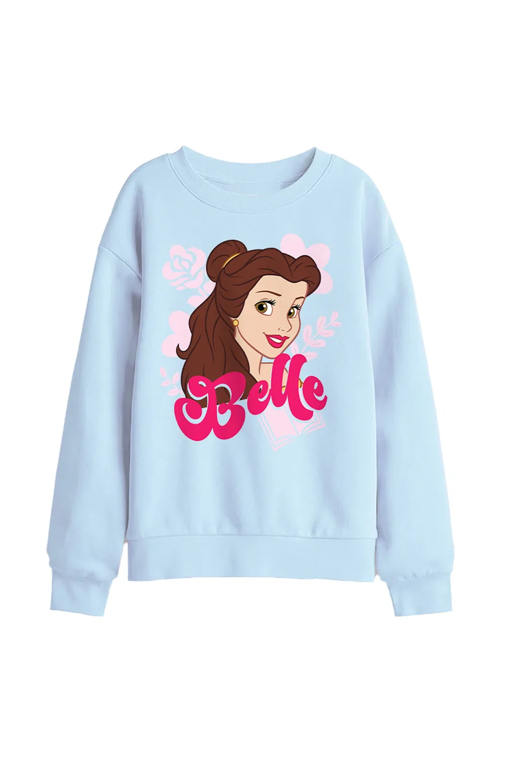 Детский свитшот Belle Face Disney, светло-голубой