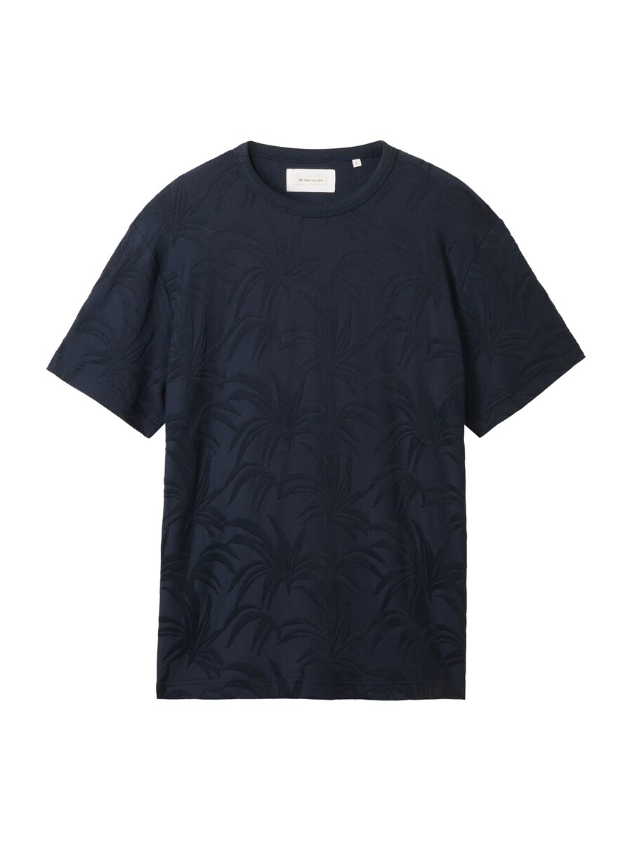 

Рубашка TOM TAILOR Jacquard, темно-синий