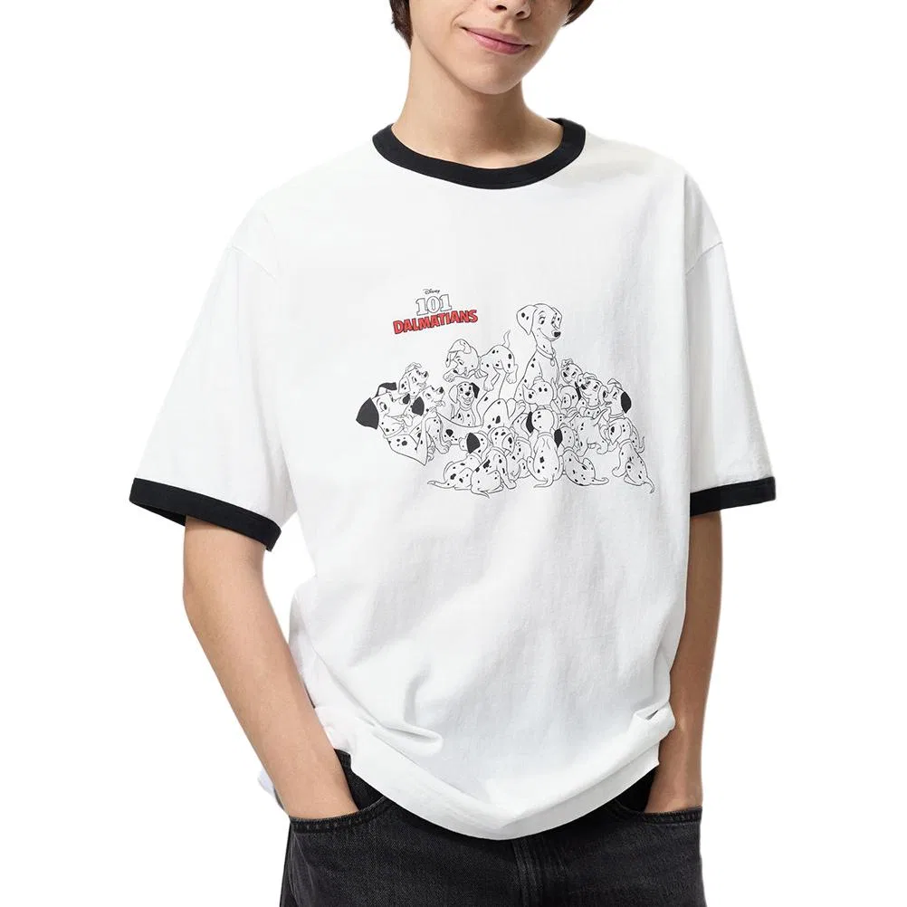 Футболка x DISHINI, LIANMINGKUAN SS26 унисекс UNIQLO, White — фото 4