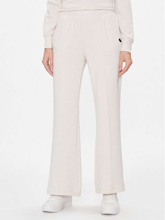 

Широкие брюки из ткани Dkny Sport, экрю