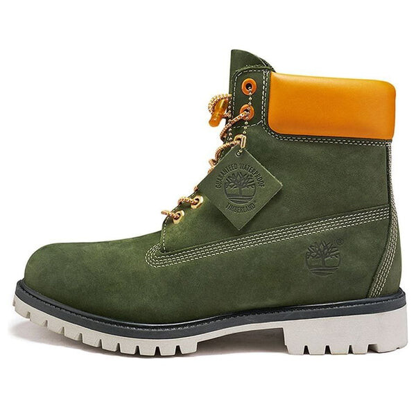 

Кроссовки 6 inch premium waterproof boot 'olive green orange' Timberland, зеленый