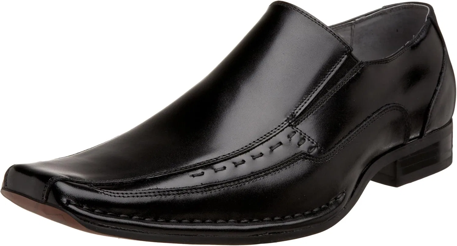 Мужские слипоны STACY ADAMS Templin Bicycle Toe Slip On, Black