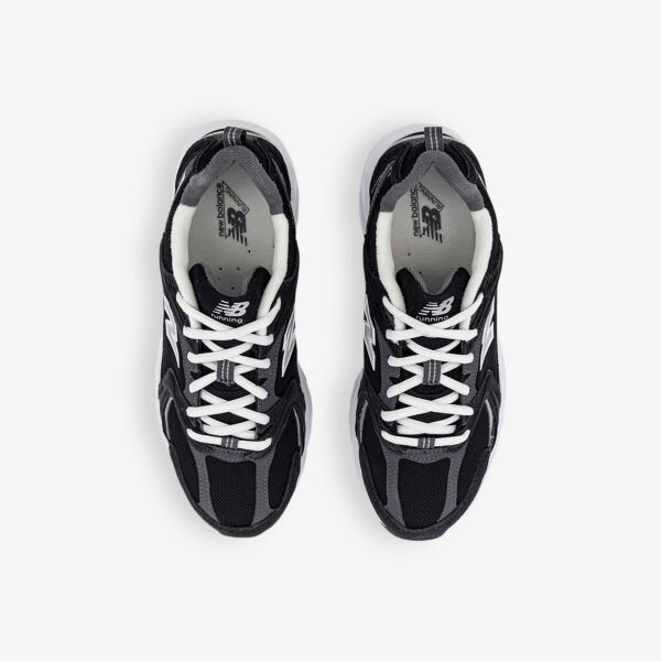 Низкие кроссовки Mr530 из кожи и сетки New Balance, черный — фото 2