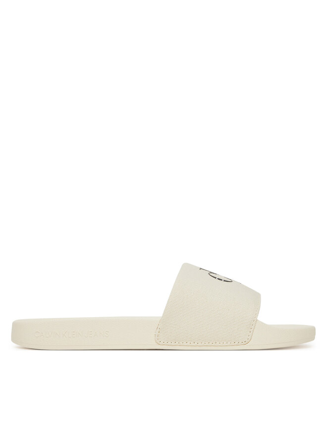 Шлепанцы Slide Monogram Wn Logo Ck YW0YW01967 Calvin Klein Jeans, бежевый