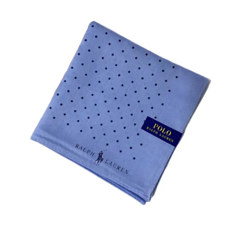 

Polo Ralph Lauren Шёлковый шарф унисекс светло-голубой, Light Blue