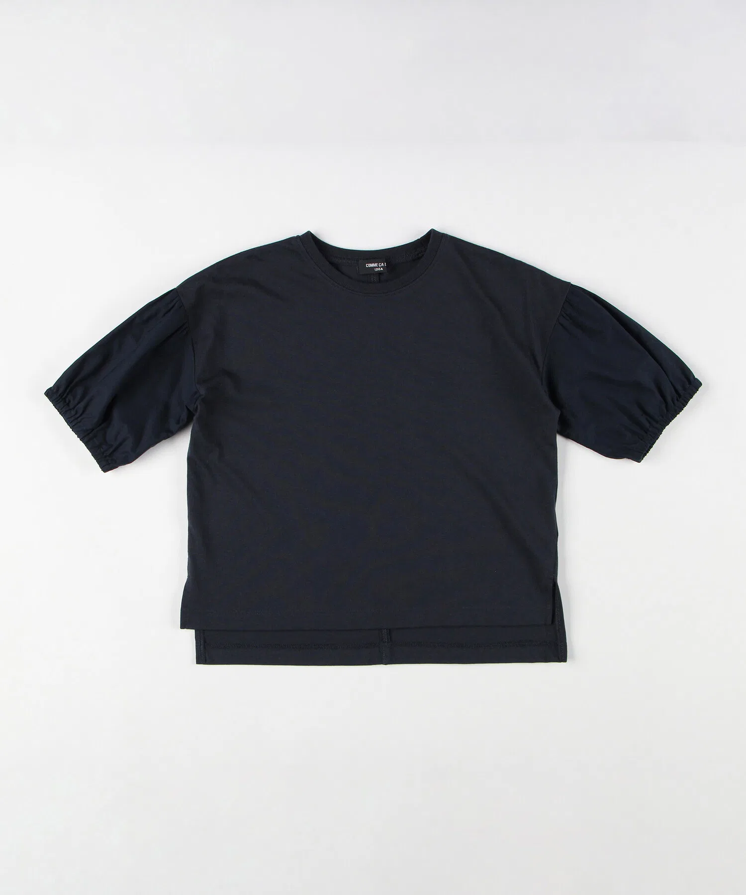 Детская футболка с объёмными рукавами COMME CA ISM тёмно-синяя