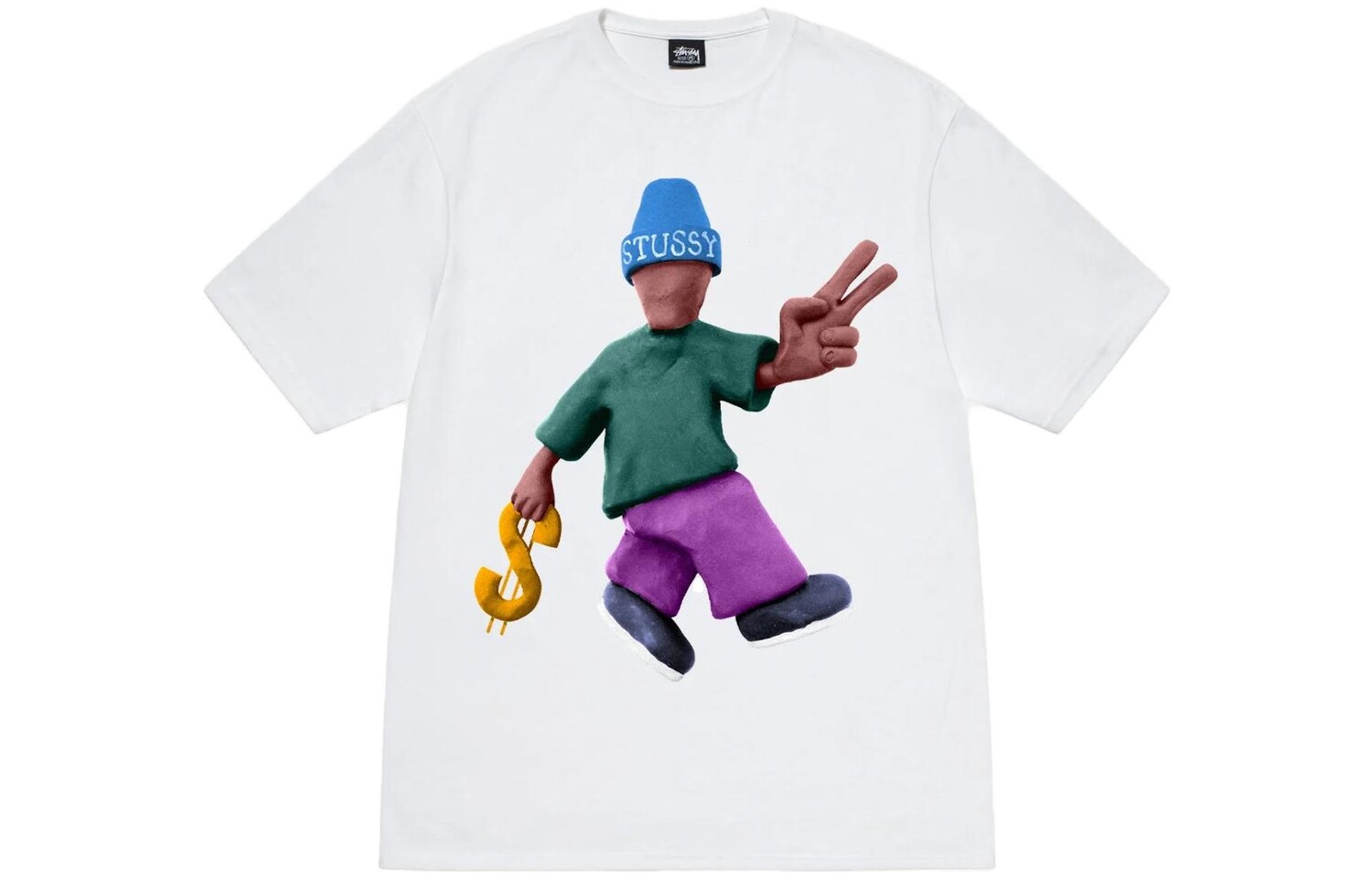 

Футболка унисекс Stussy, хаки