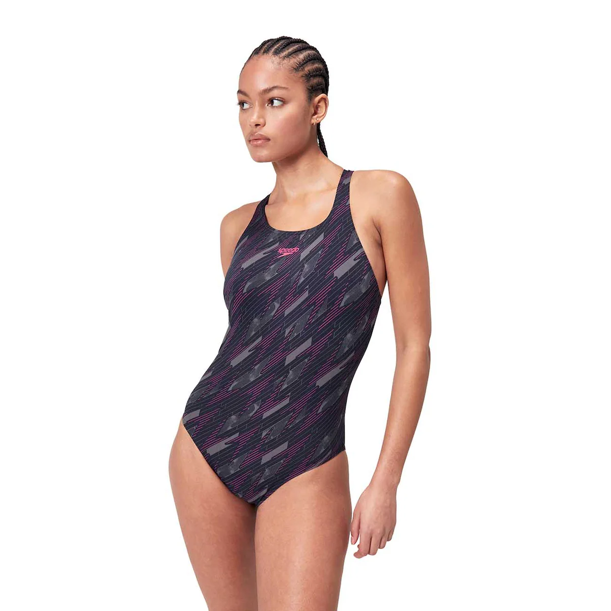 

Женский купальник Speedo HyperBoom Allover Medalist, черный