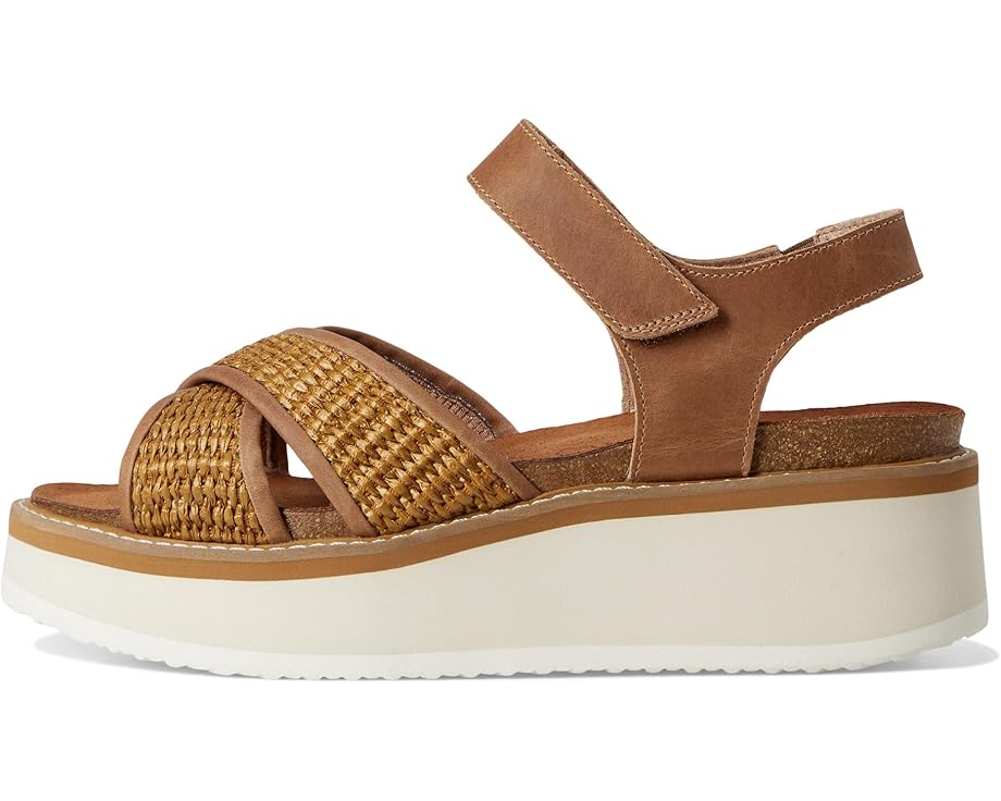 Сандалии Naot Pavlova, цвет Latte Brown Leather/Golden Brown Raffia — фото 4