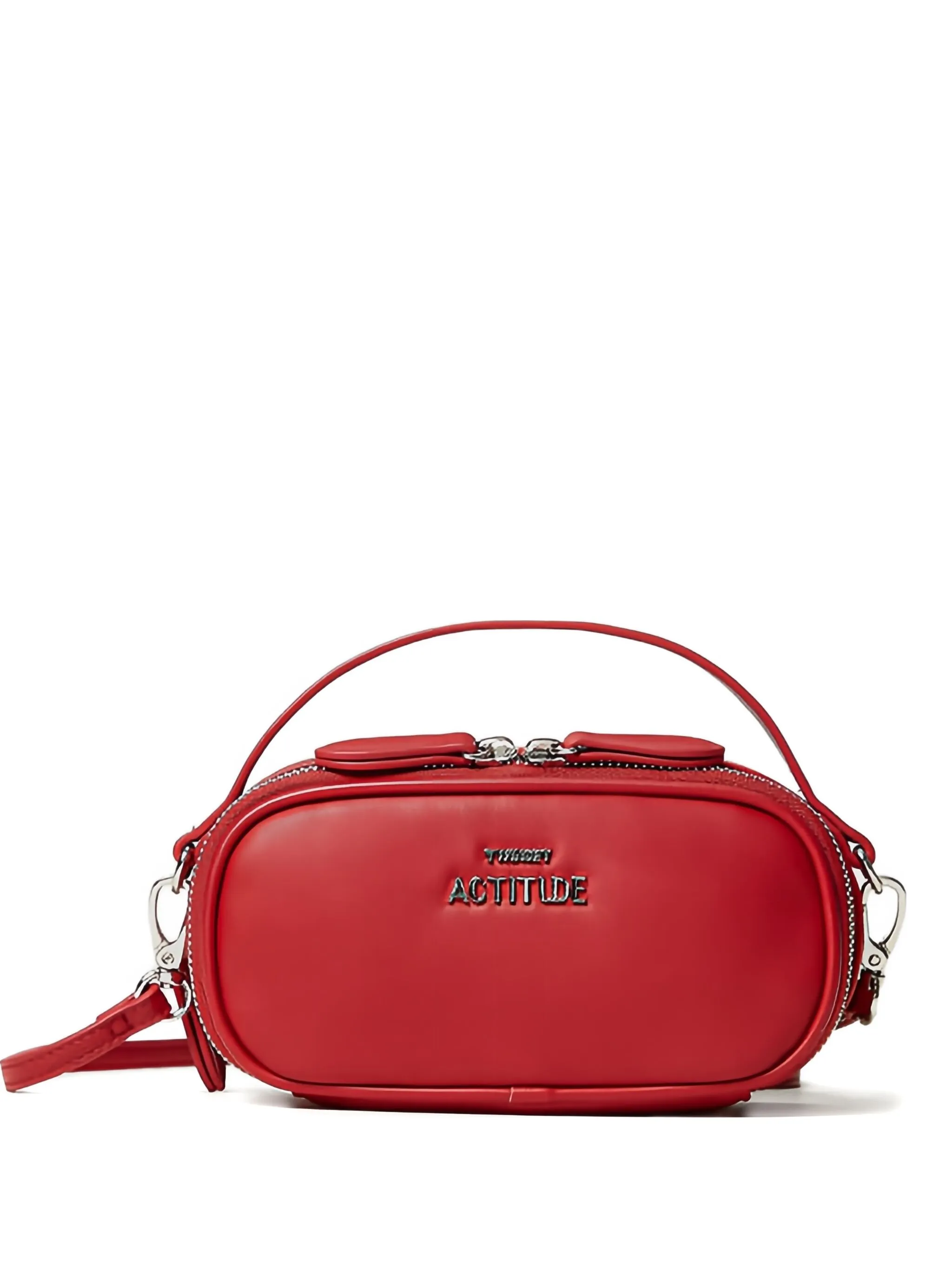 

Мини-сумка с двойной молнией Twinset, красный