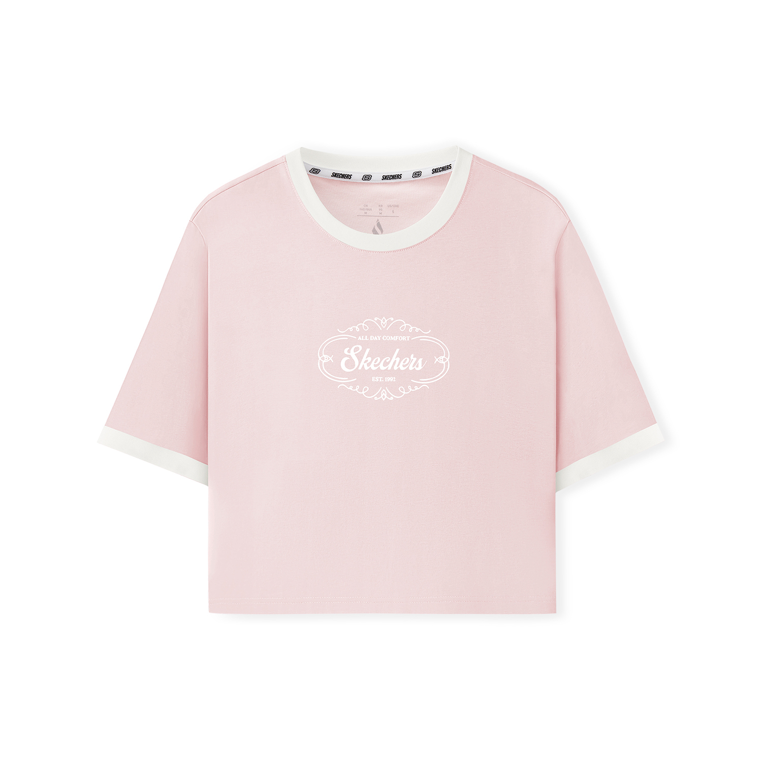 

Skechers Футболка Women's Nude Pink, Розовый, Skechers Футболка Women's Nude Pink