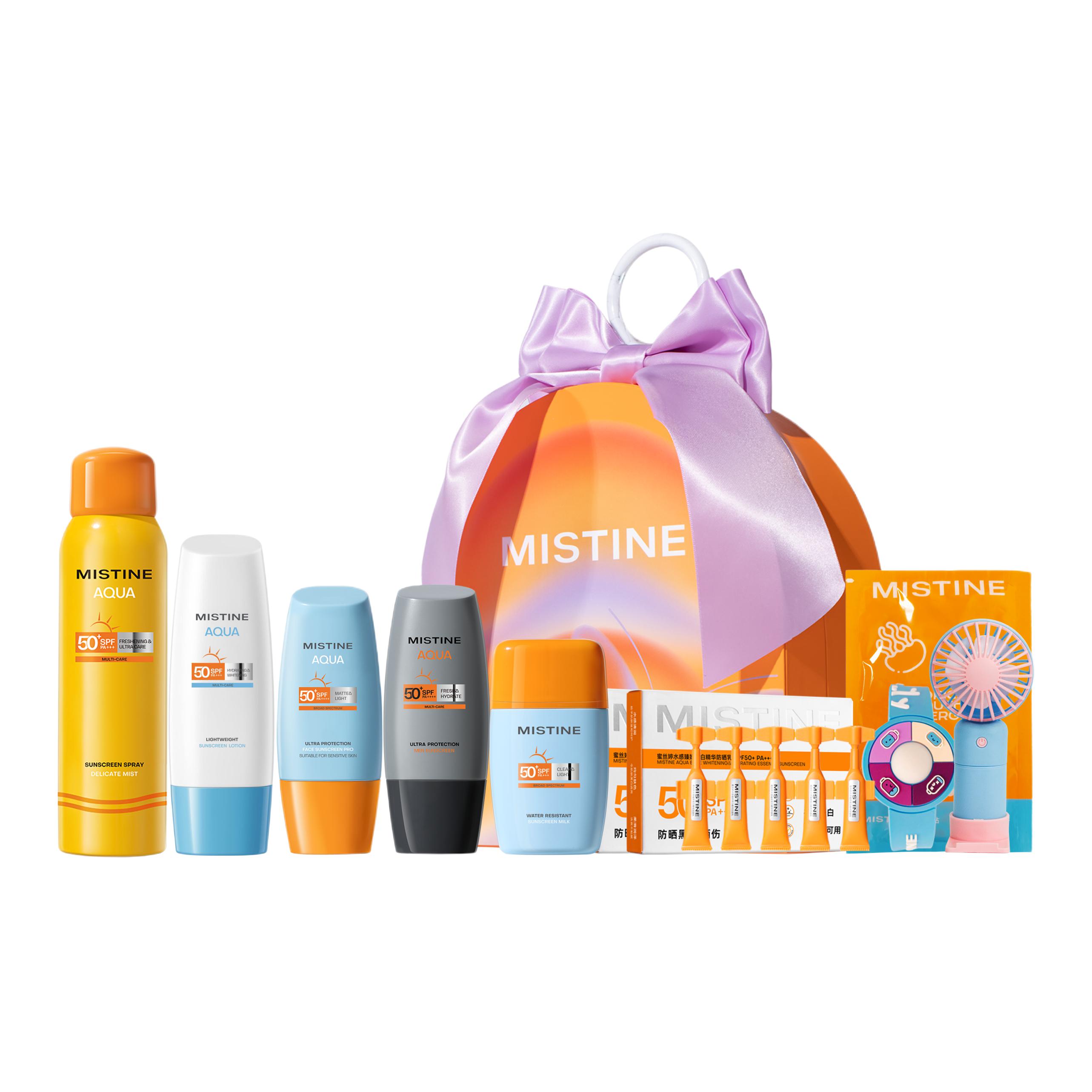 Лосьон-спрей для загара Wandering Summer Box, повторное нанесение, 10 мл/40 мл/100 мл Mistine — фото 3