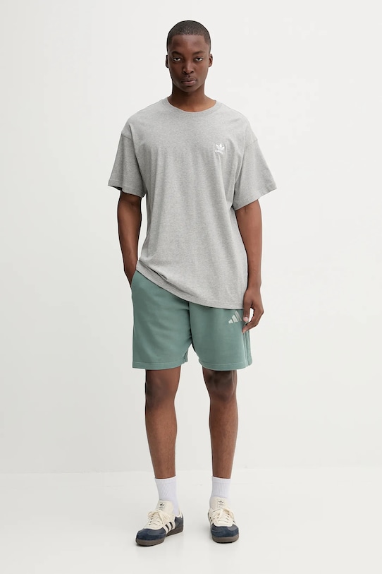 Футболка хлопковая Essentials Adidas Originals, серый — фото 2