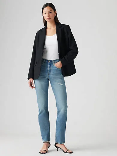

501 женские джинсы оригинального кроя Levi's, синий