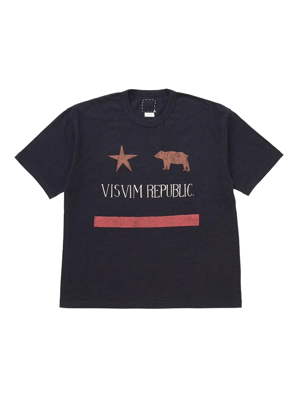 

Футболка "Республика медведя-звезды" visvim, синий