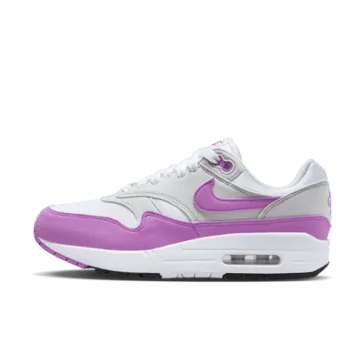 

Кроссовки Nike Air Max 1, цвет Neutral Grey/White/Black/Fuchsia Dream
